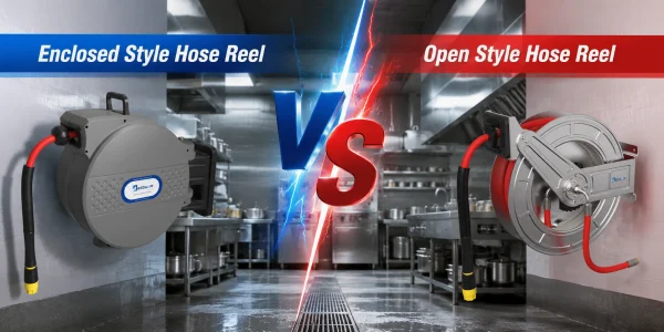 Enclosed vs Open Style Hose Reel: Which One Fits Your Kitchen Better?