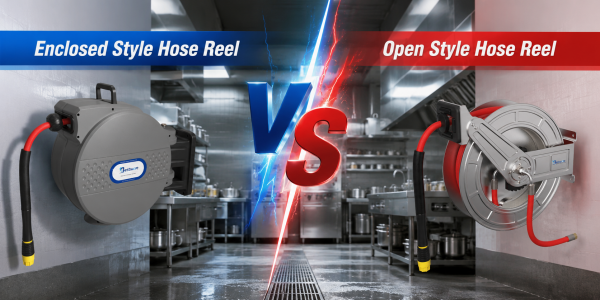 Enclosed vs Open Style Hose Reel: Which One Fits Your Kitchen Better?