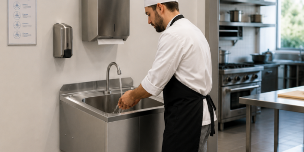 How Can a Knee-Operated Wash Sink Improve Workflow in Commercial Settings?