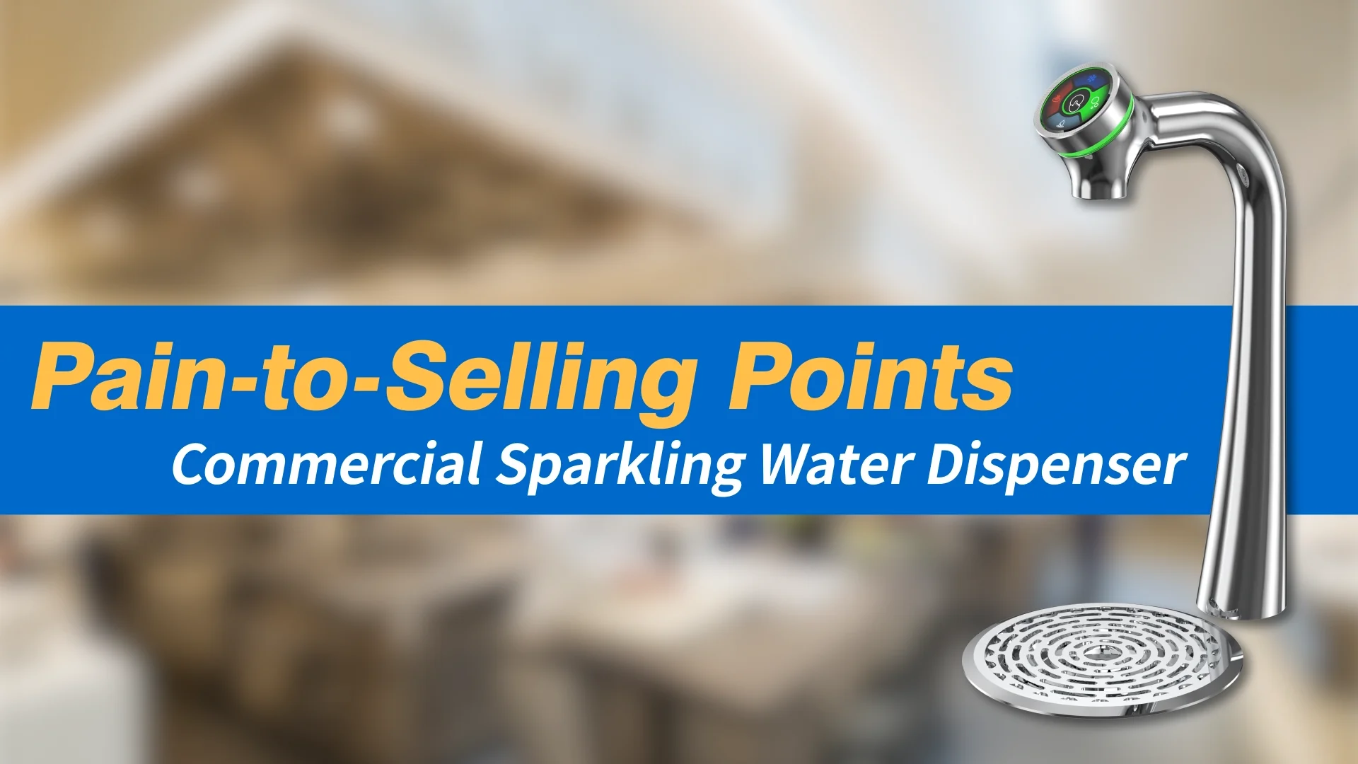 Commercial Sparkling Water Dispenser Feature Video